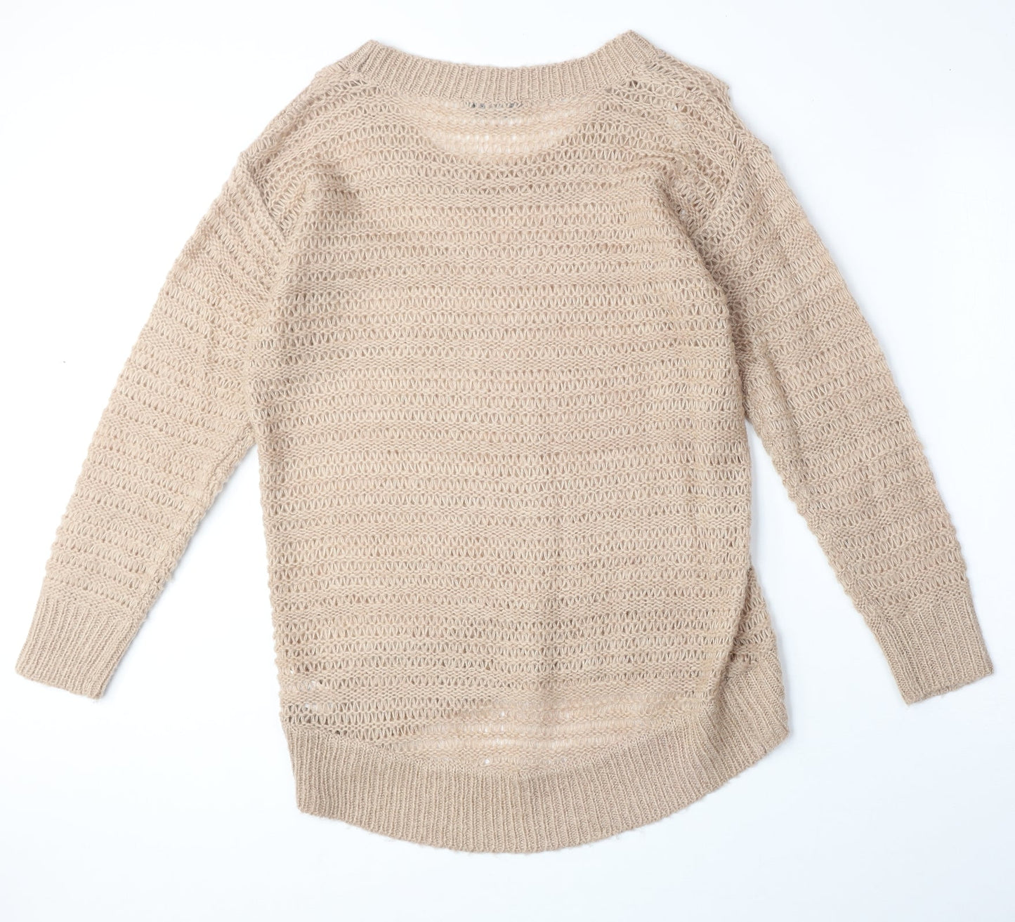 Dorothy Perkins Womens Pink Round Neck Acrylic Pullover Jumper Size M