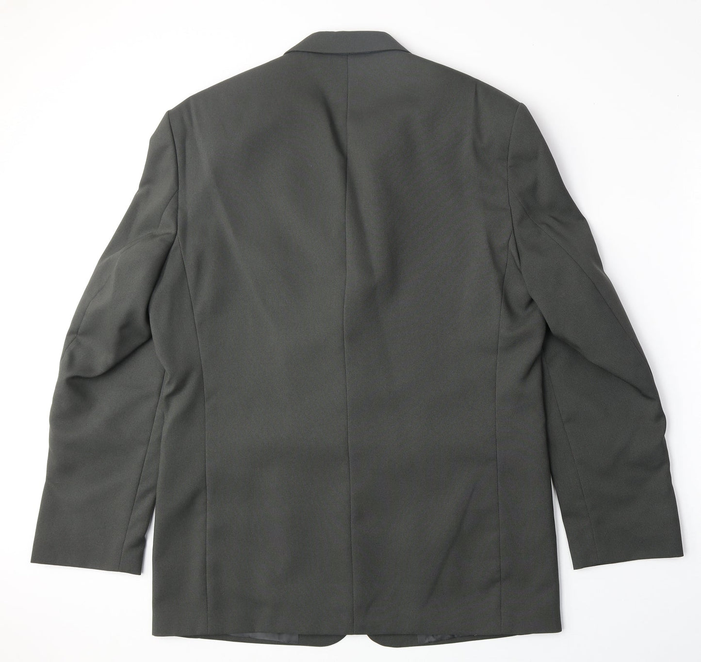 Premier Man Mens Grey Polyester Jacket Suit Jacket Size 40 Regular