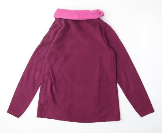 Bpc Womens Pink Polyester Pullover Sweatshirt Size S Pullover
