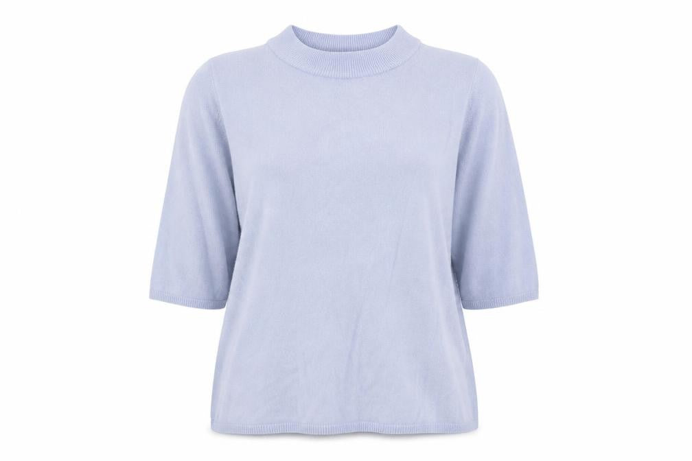 Original Womens Purple Round Neck Acrylic Pullover Jumper Size 16
