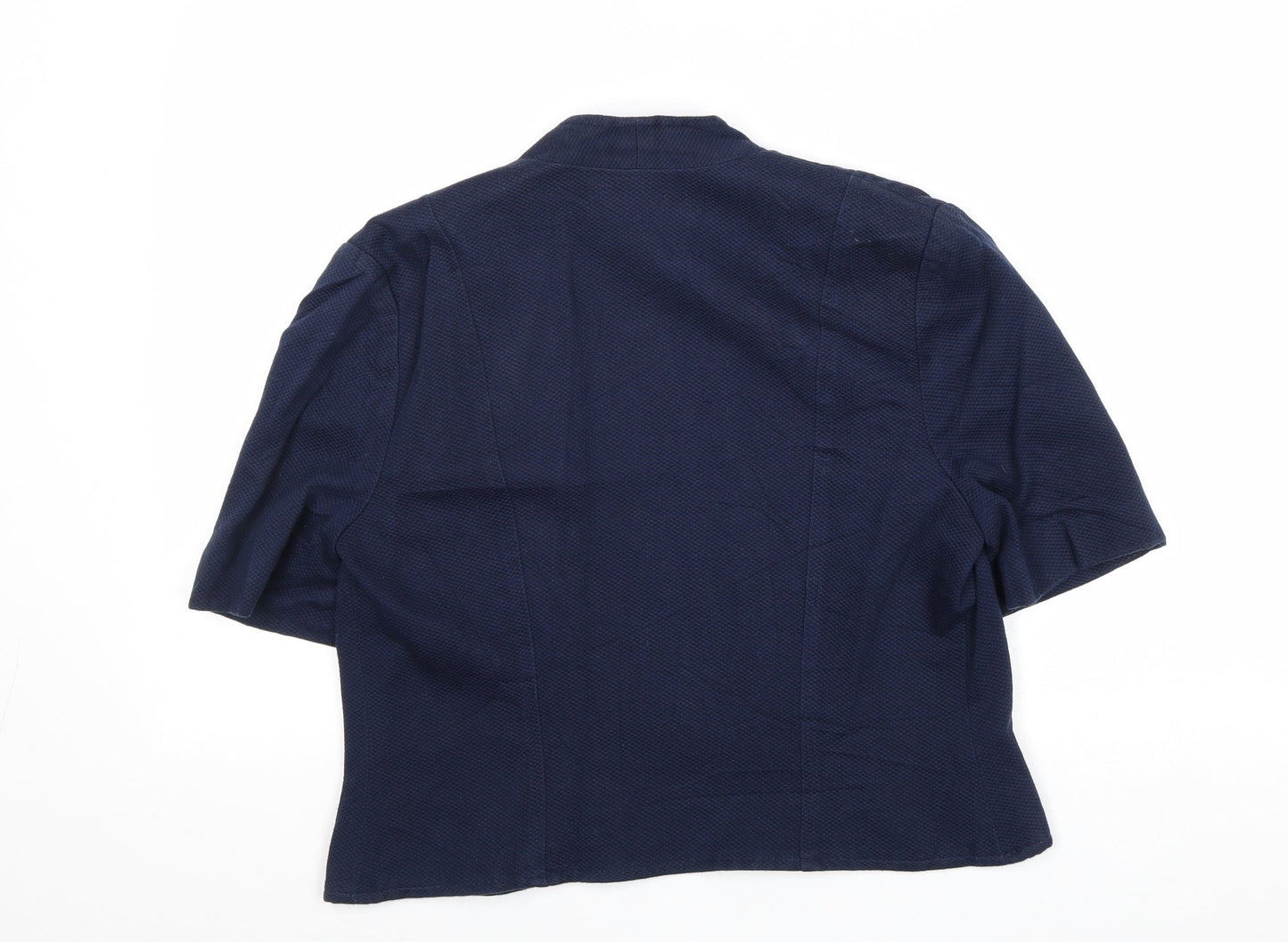 Tessara Womens Blue Jacket Blazer Size 12