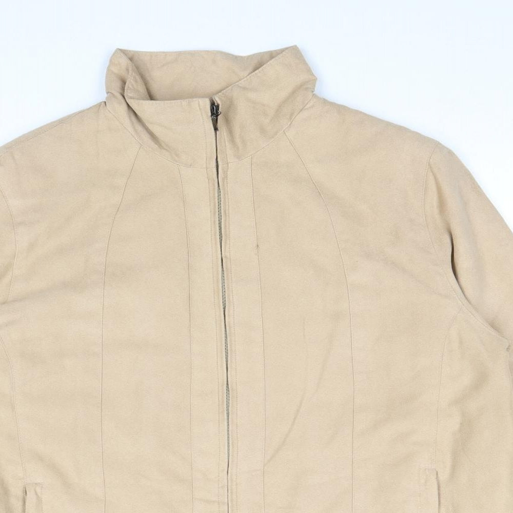 Berkertex Womens Brown Jacket Size 16 Zip