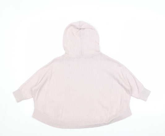 Gap Girls Pink Round Neck 100% Cotton Pullover Jumper Size 5 Years Pullover - Star Print