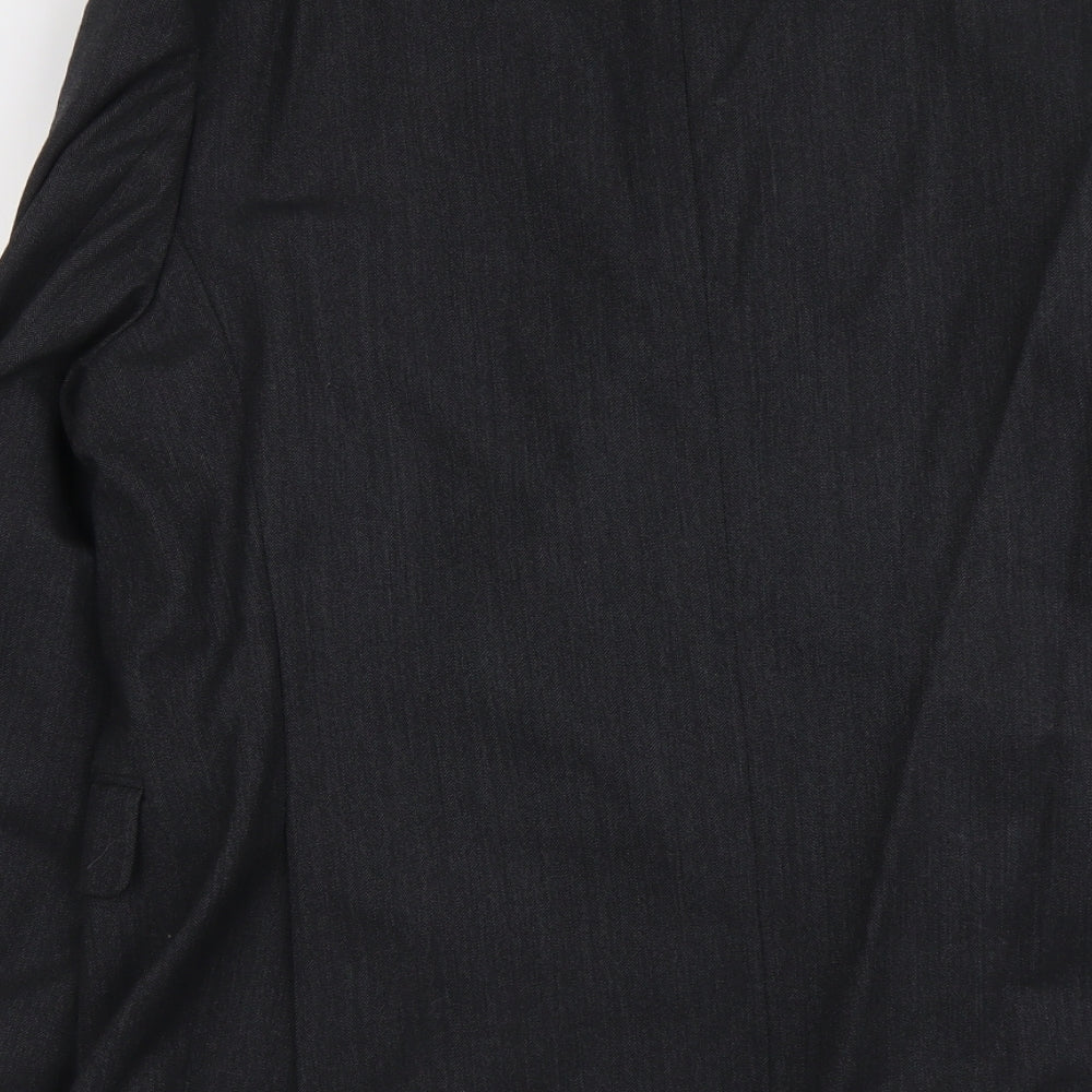 Marks and Spencer Mens Grey Wool Jacket Suit Jacket Size L Regular