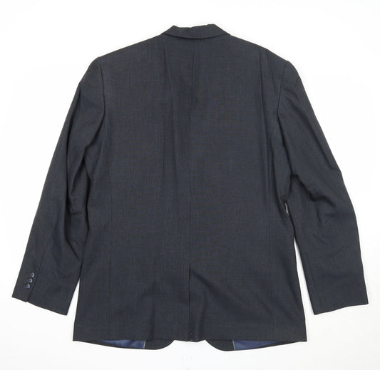 Taylor & Wright Mens Grey Polyester Jacket Suit Jacket Size 40 Regular