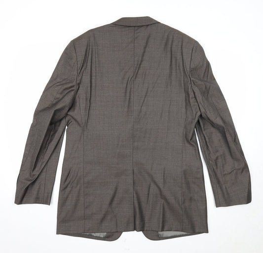 Marks and Spencer Mens Grey Wool Jacket Suit Jacket Size 40 Regular