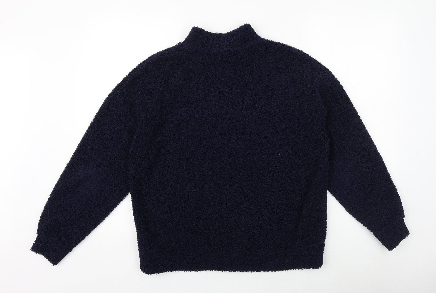 New Look Womens Blue Polyester Pullover Sweatshirt Size 8