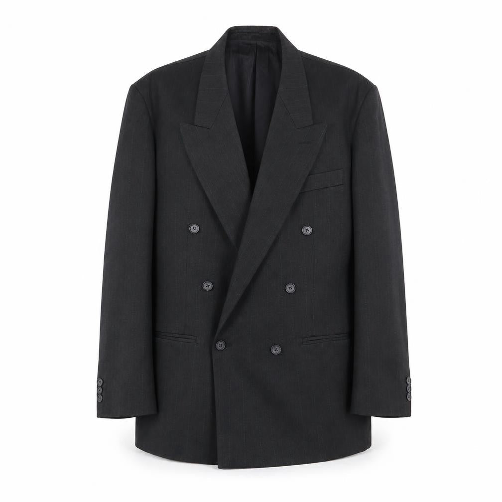 Topman Mens Grey Polyester Jacket Suit Jacket Size 42 Regular