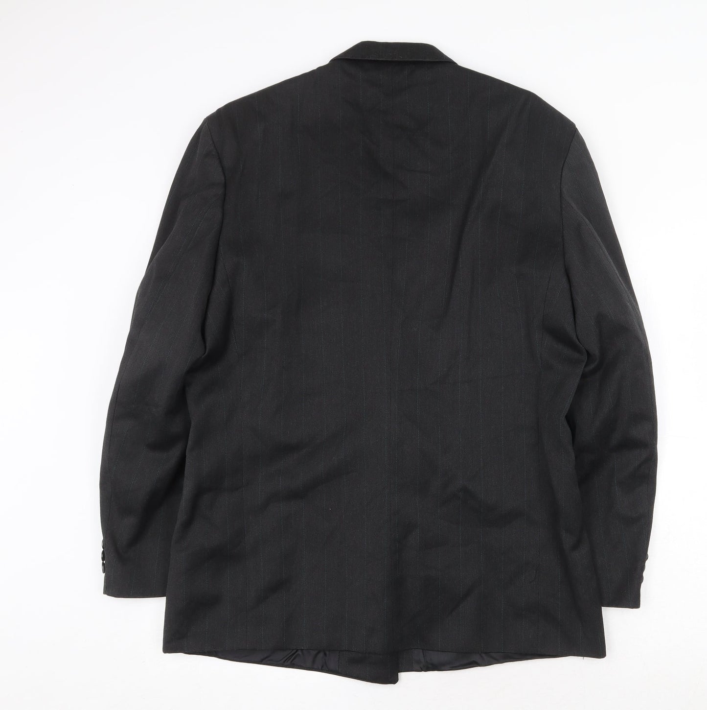 Topman Mens Grey Polyester Jacket Suit Jacket Size 42 Regular