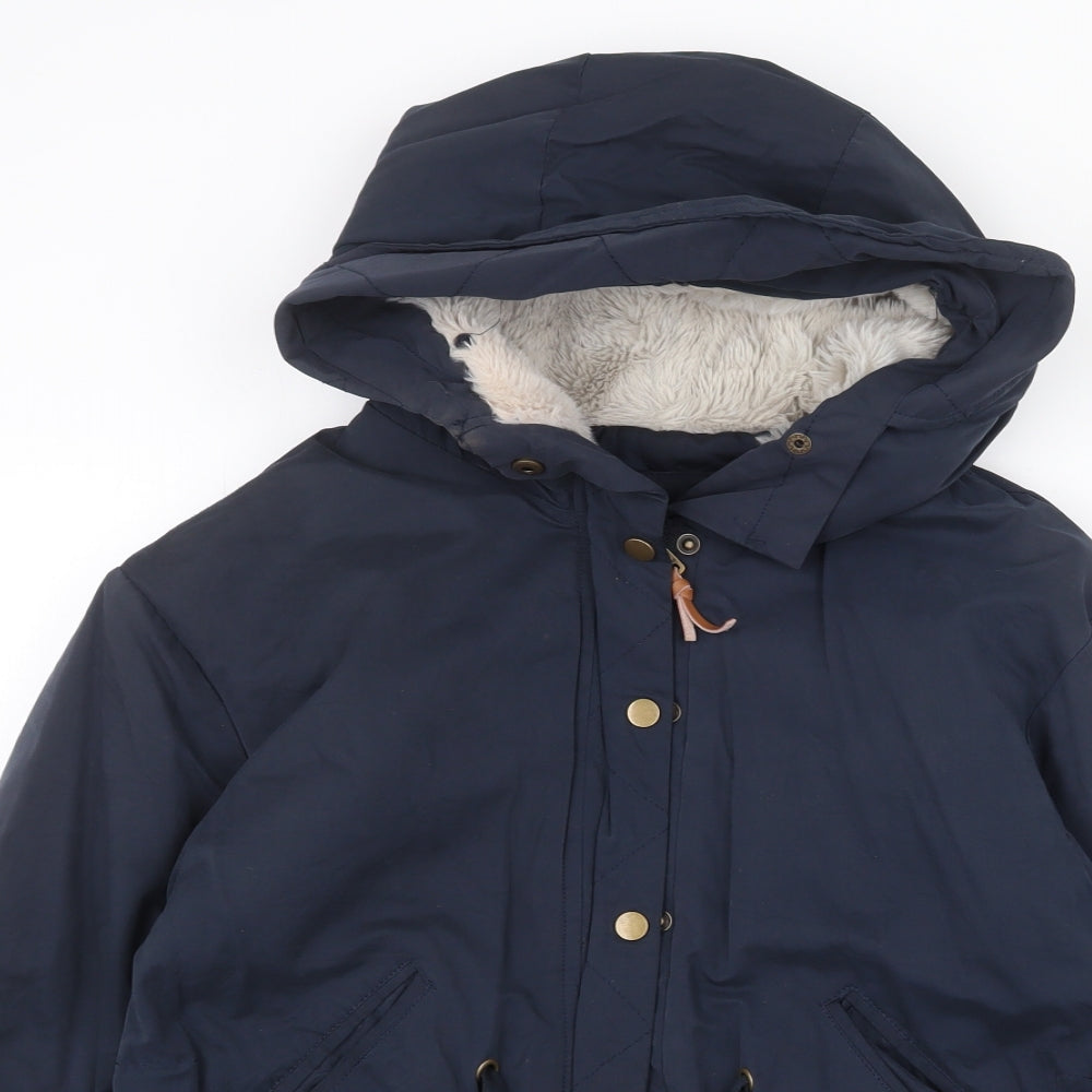 Pull&Bear Mens Blue Jacket Size XS Zip
