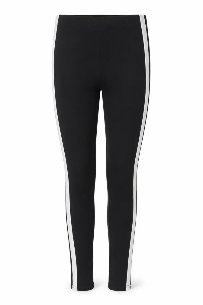 PRETTYLITTLETHING Womens Black Polyester Jogger Leggings Size 4