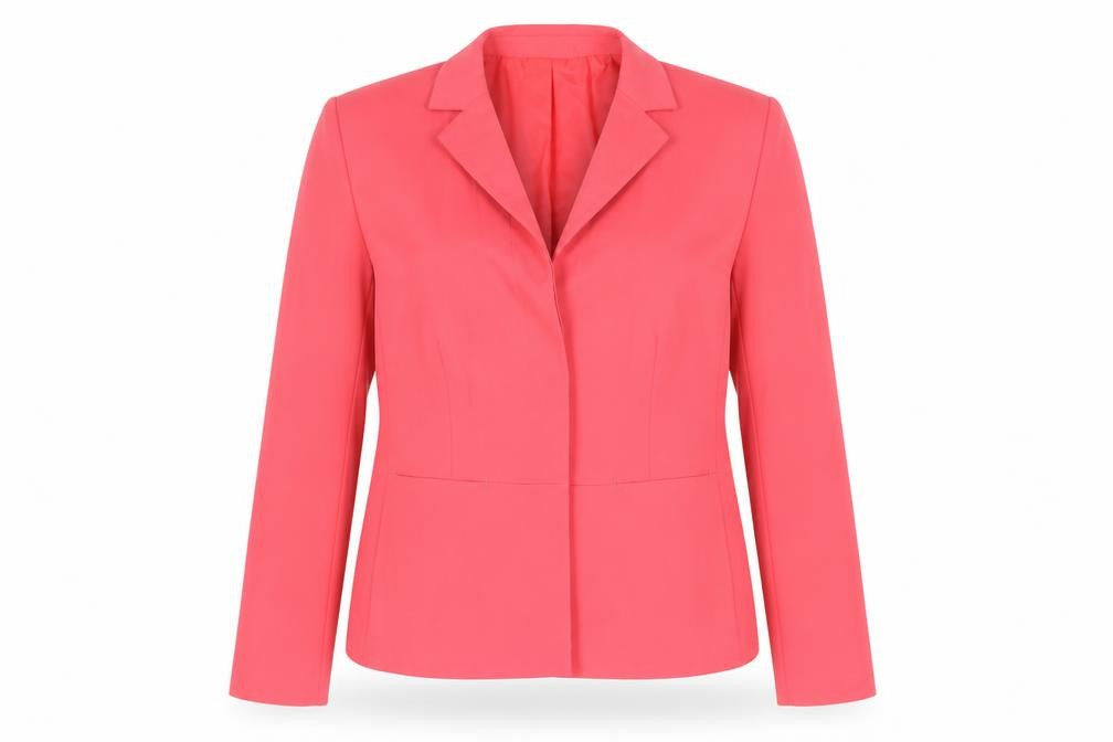 Marks and Spencer Womens Pink Polyester Jacket Blazer Size 8