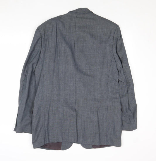 Marks and Spencer Mens Grey Wool Jacket Suit Jacket Size 40 Regular