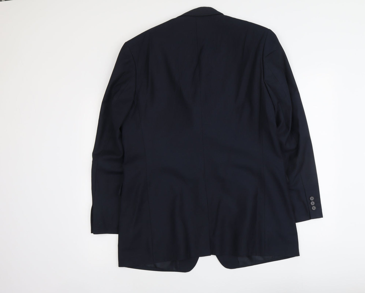 Burton Mens Blue Polyester Jacket Suit Jacket Size L Regular