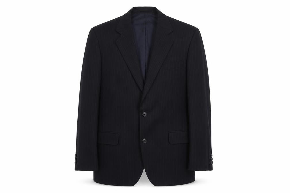 Marks and Spencer Mens Black Polyester Jacket Suit Jacket Size L Regular
