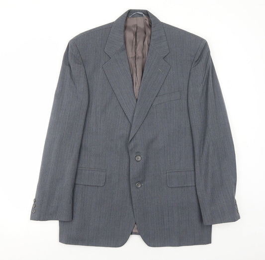 Chatsworth Mens Grey Wool Jacket Suit Jacket Size 44 Regular