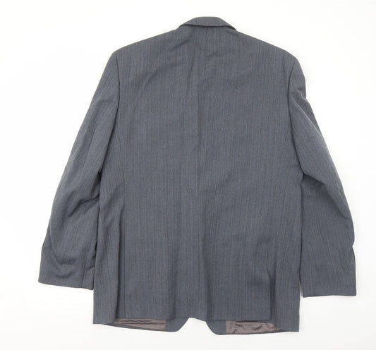 Chatsworth Mens Grey Wool Jacket Suit Jacket Size 44 Regular
