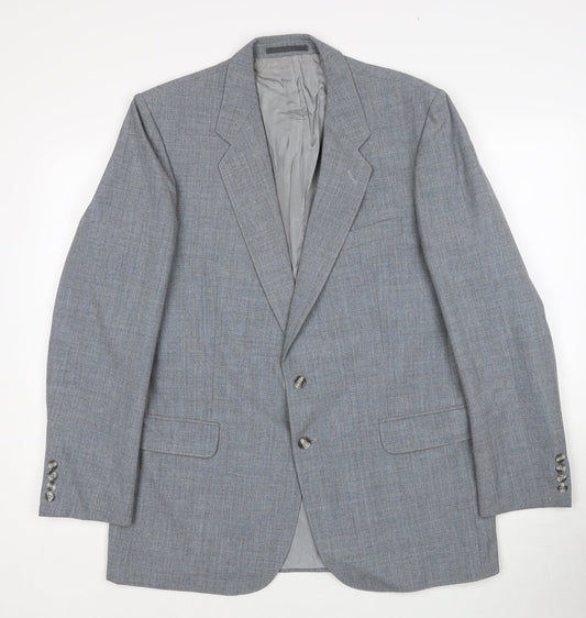 Marks and Spencer Mens Grey Polyester Jacket Suit Jacket Size M Regular