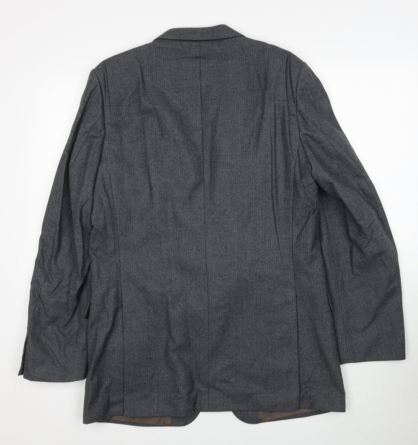 New Cavendish Mens Grey Wool Jacket Blazer Size 38 Regular