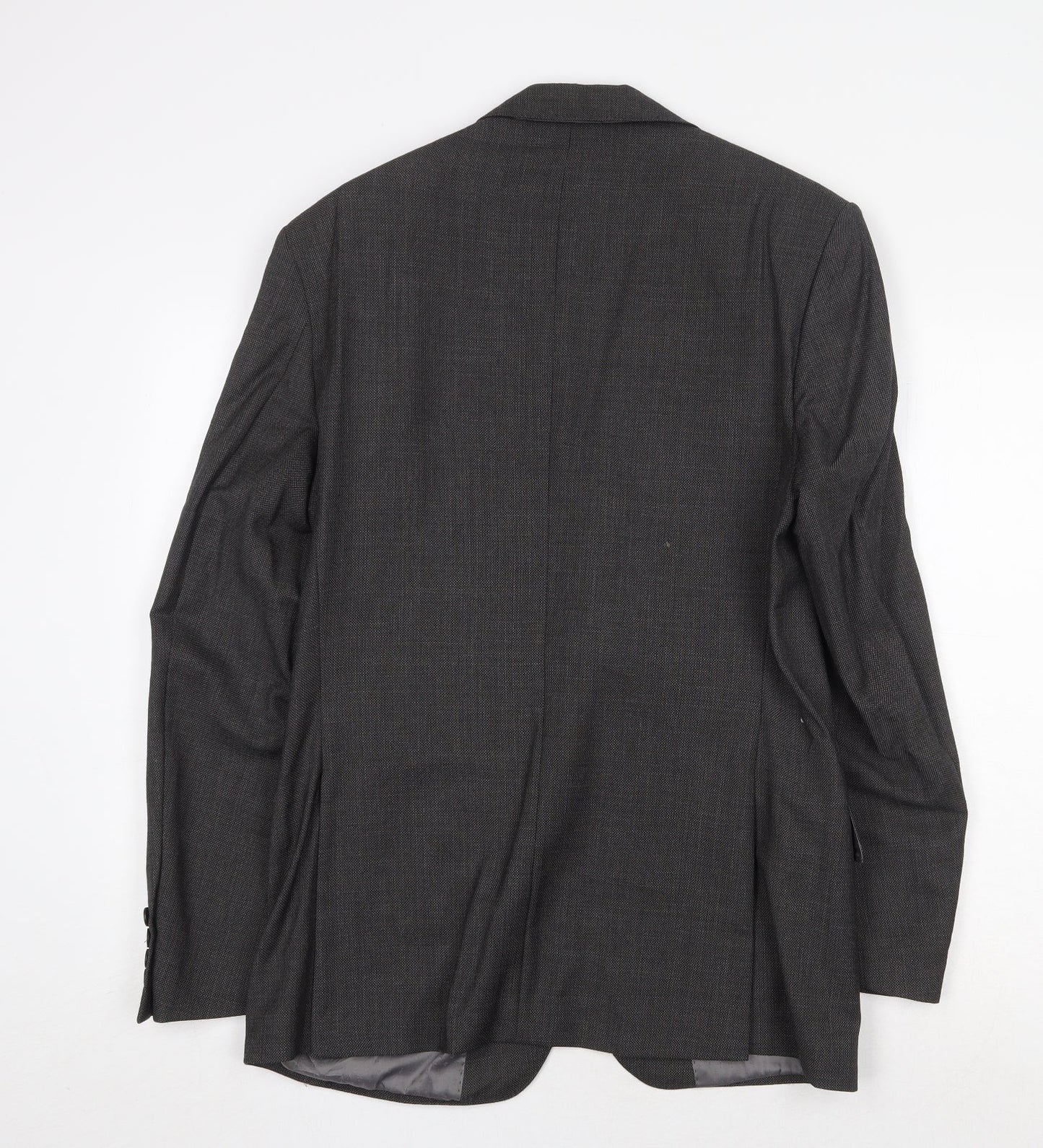 Marks and Spencer Mens Grey Wool Jacket Suit Jacket Size 38 Regular