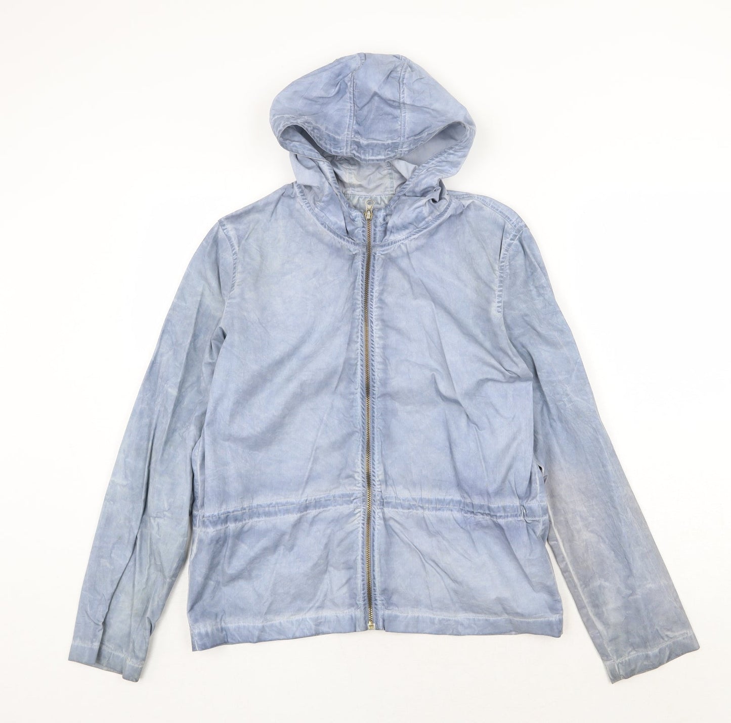 Polorage Womens Blue Geometric Jacket Size S Zip