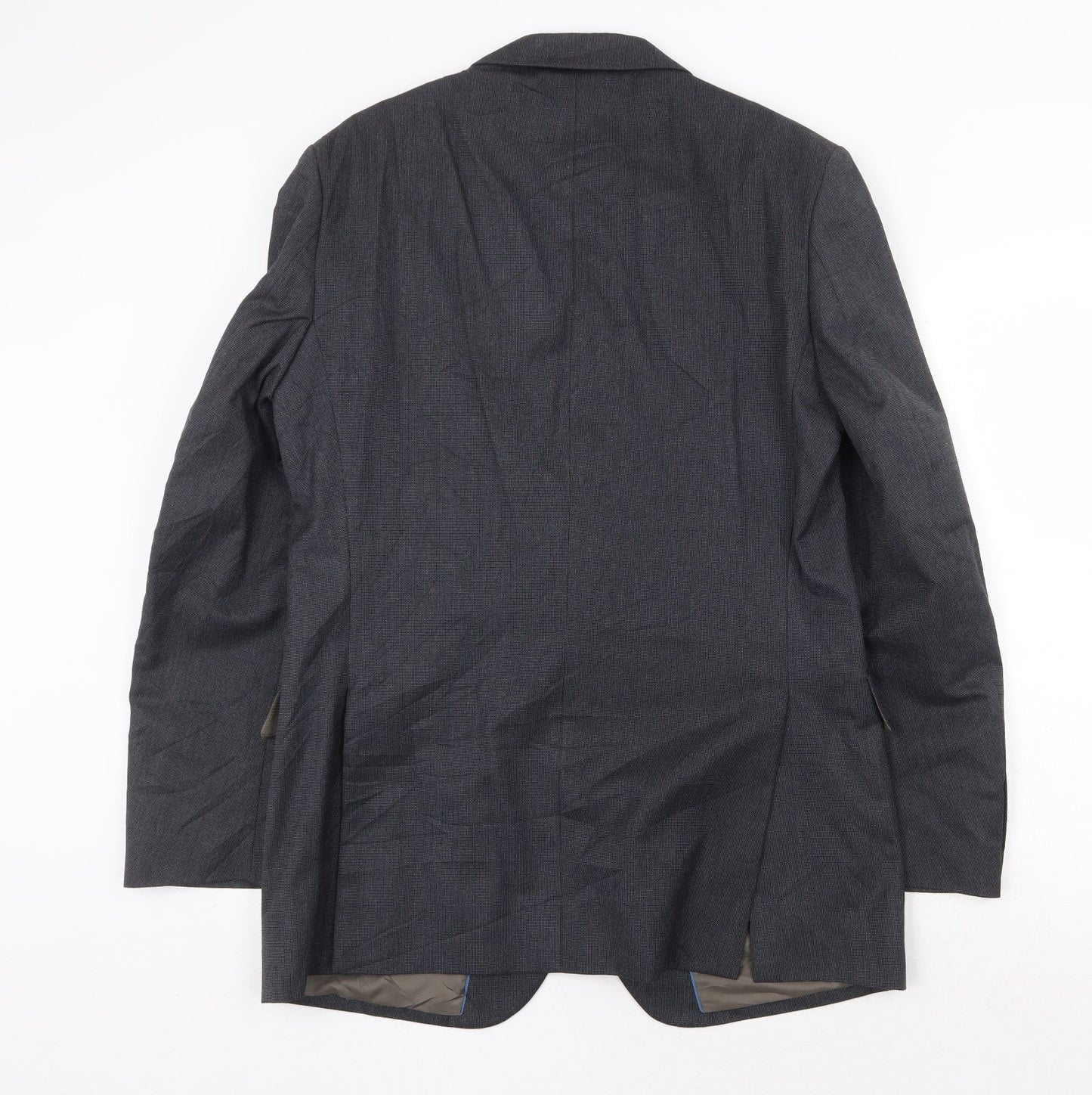 Marks and Spencer Mens Grey Polyester Jacket Suit Jacket Size 40 Regular