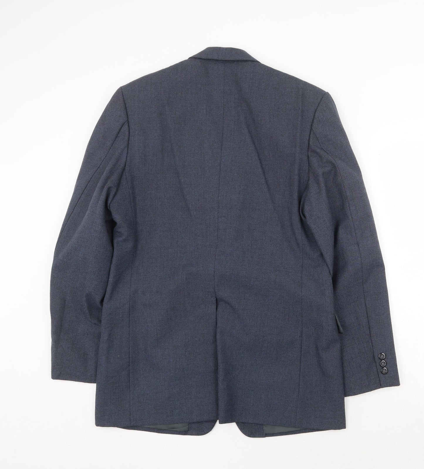 Peter Ranee's Mens Blue Wool Jacket Suit Jacket Size 42 Regular