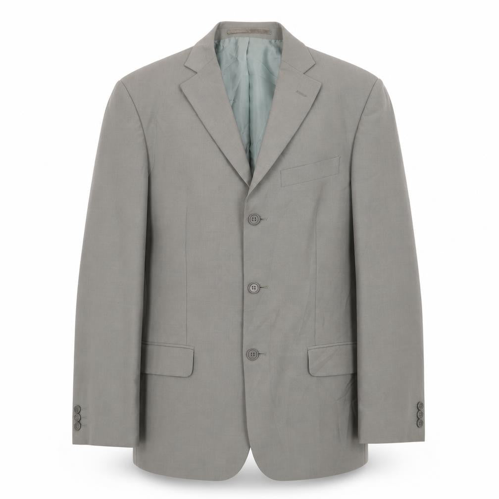 Marks and Spencer Mens Grey Polyester Jacket Suit Jacket Size 38 Regular