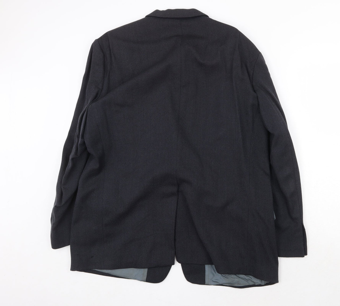 Marks and Spencer Mens Blue Wool Jacket Suit Jacket Size 44 Regular