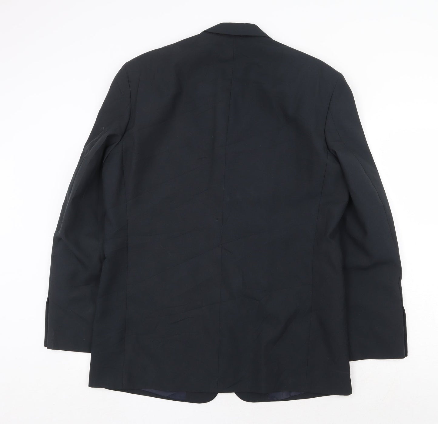 Premier Man Mens Grey Polyester Jacket Suit Jacket Size 40 Regular