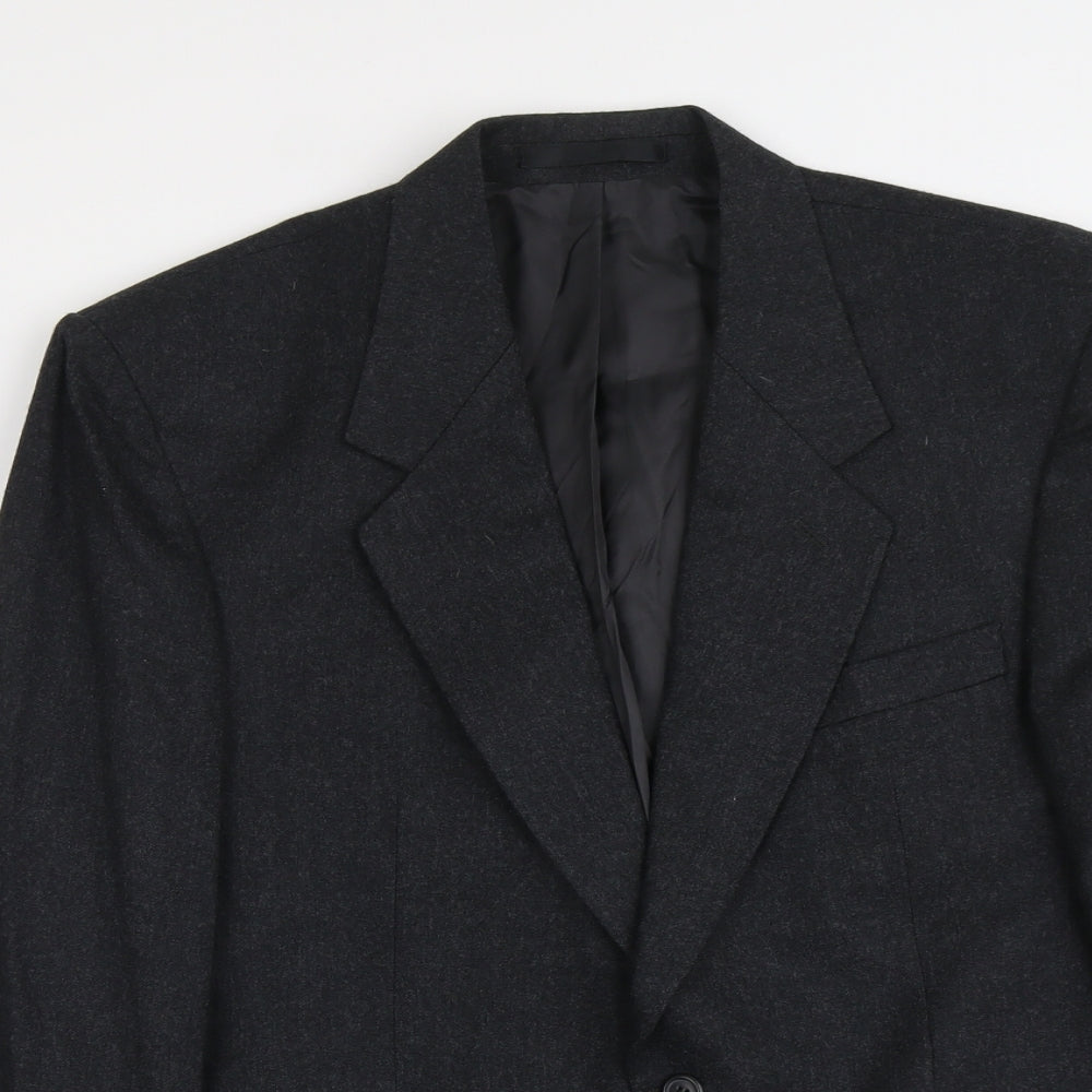 Debenhams Mens Grey Wool Jacket Suit Jacket Size M Regular