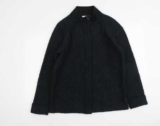 Marks and Spencer Womens Green Jacket Size 12 Zip