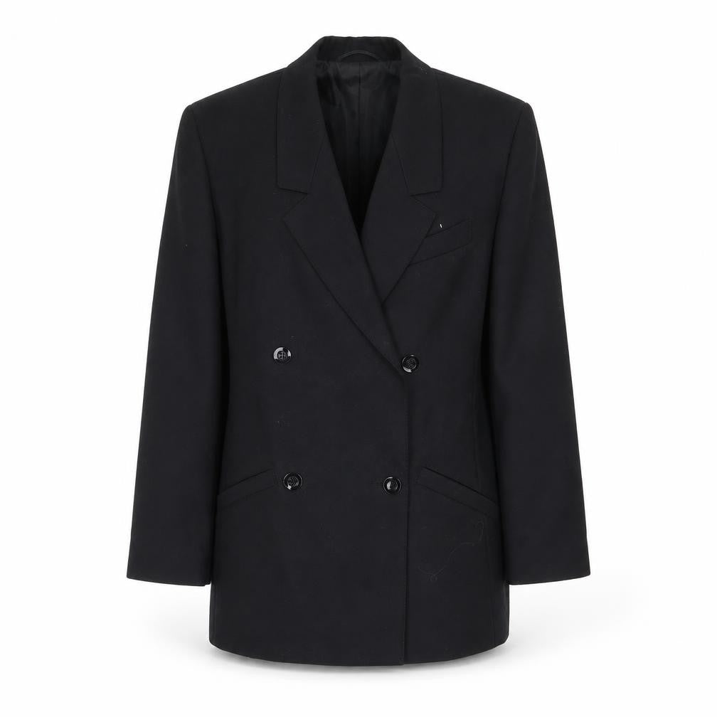 Marks and Spencer Womens Black Wool Jacket Suit Jacket Size 10