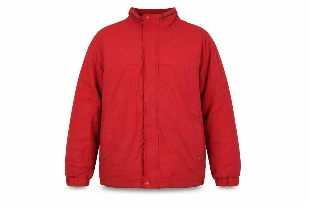 Dunnes Mens Red Jacket Size M Zip