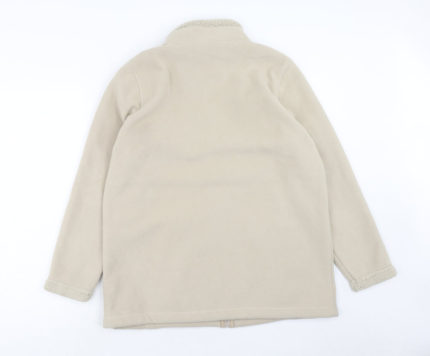 Bonmarché Womens Beige Jacket Size M Zip
