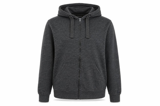 Preworn Womens Grey Cotton Full Zip Hoodie Size S Zip