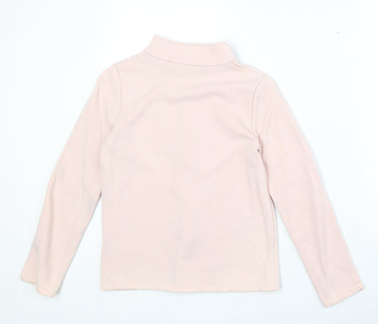 DECATHLON Girls Pink Jacket Size 12 Years Zip