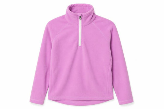 Tenson Womens Pink Polyester Pullover Sweatshirt Size 6 Zip