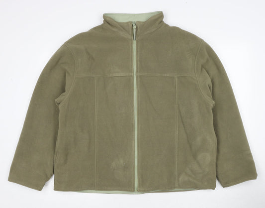 Bonmarché Womens Green Jacket Size L Zip