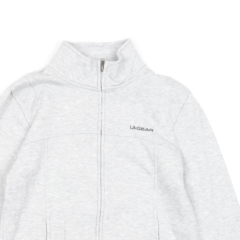 LA Gear Womens Grey Jacket Size 8 Zip