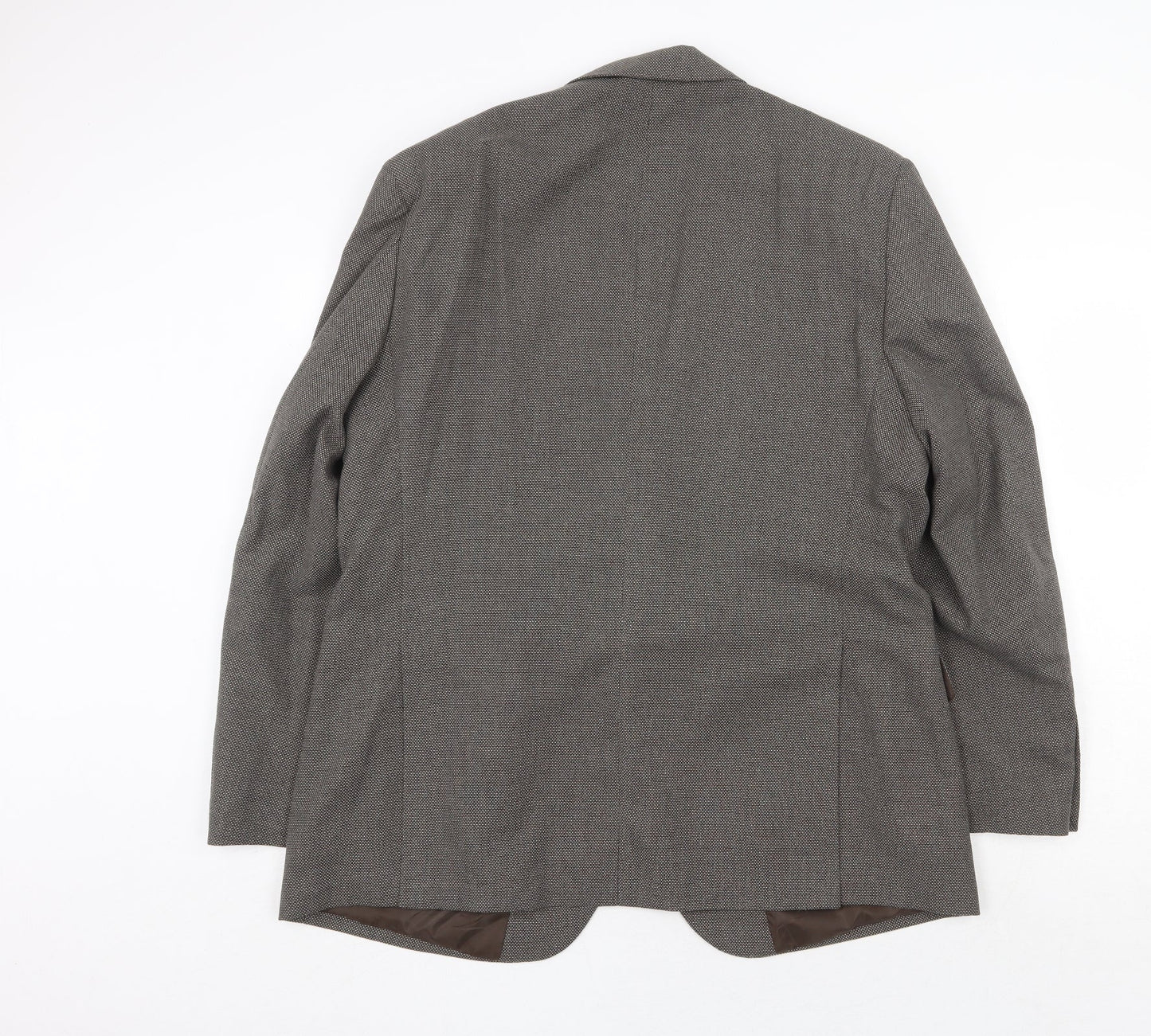 Marks and Spencer Mens Grey Polyester Jacket Suit Jacket Size 44 Regular