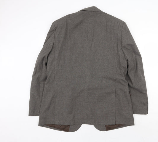 Marks and Spencer Mens Grey Polyester Jacket Suit Jacket Size 44 Regular