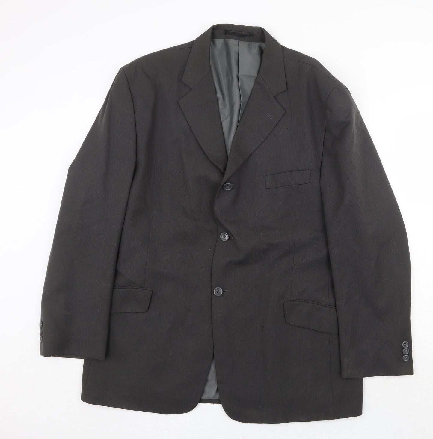 Wilson Mens Grey Polyester Jacket Suit Jacket Size 44 Regular