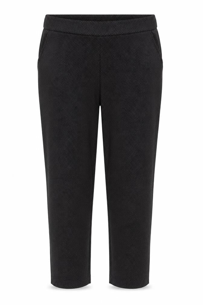 Classics Womens Grey Geometric Polyester Trousers Size 18 Regular Tie