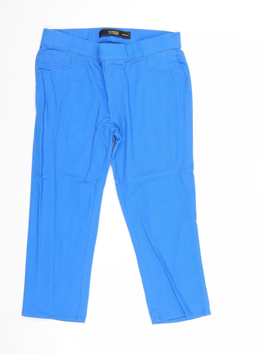 Dunnes Stores Womens Blue Cotton Jegging Jeans Size 10 Regular