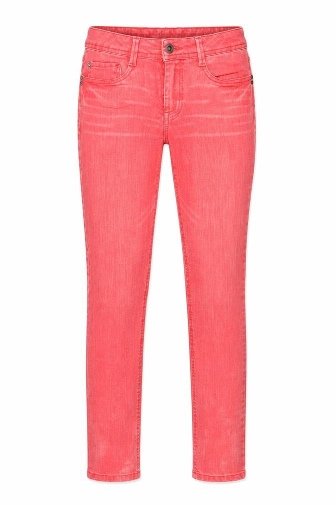 Yessica Womens Red Cotton Skinny Jeans Size 8 L32 in Regular Button