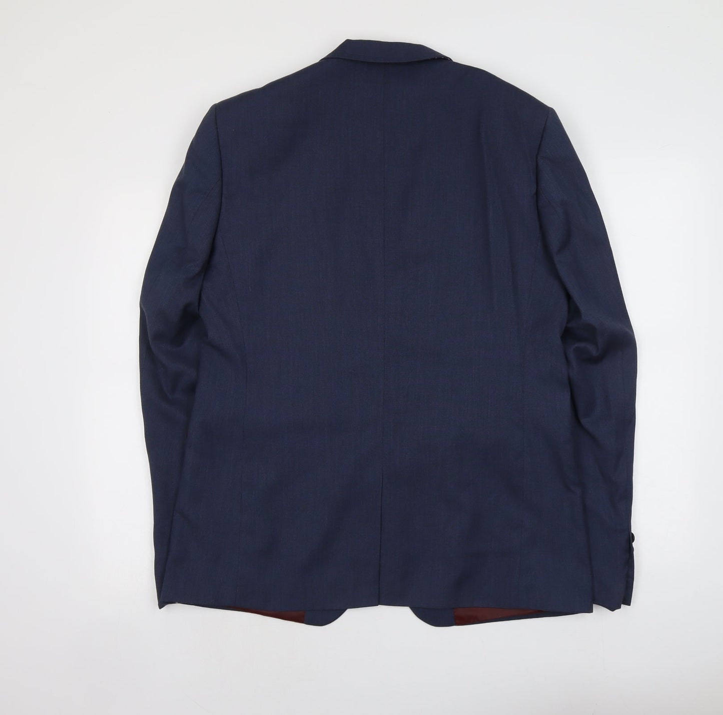 NEXT Mens Blue Polyester Jacket Suit Jacket Size M Regular
