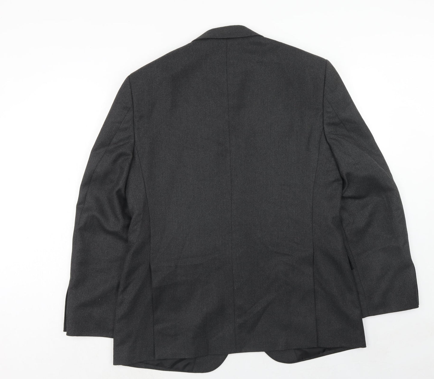 Marks and Spencer Mens Grey Polyester Jacket Suit Jacket Size 42 Regular