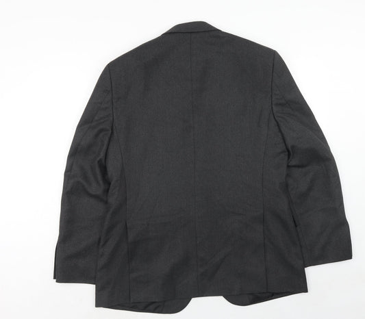 Marks and Spencer Mens Grey Polyester Jacket Suit Jacket Size 42 Regular