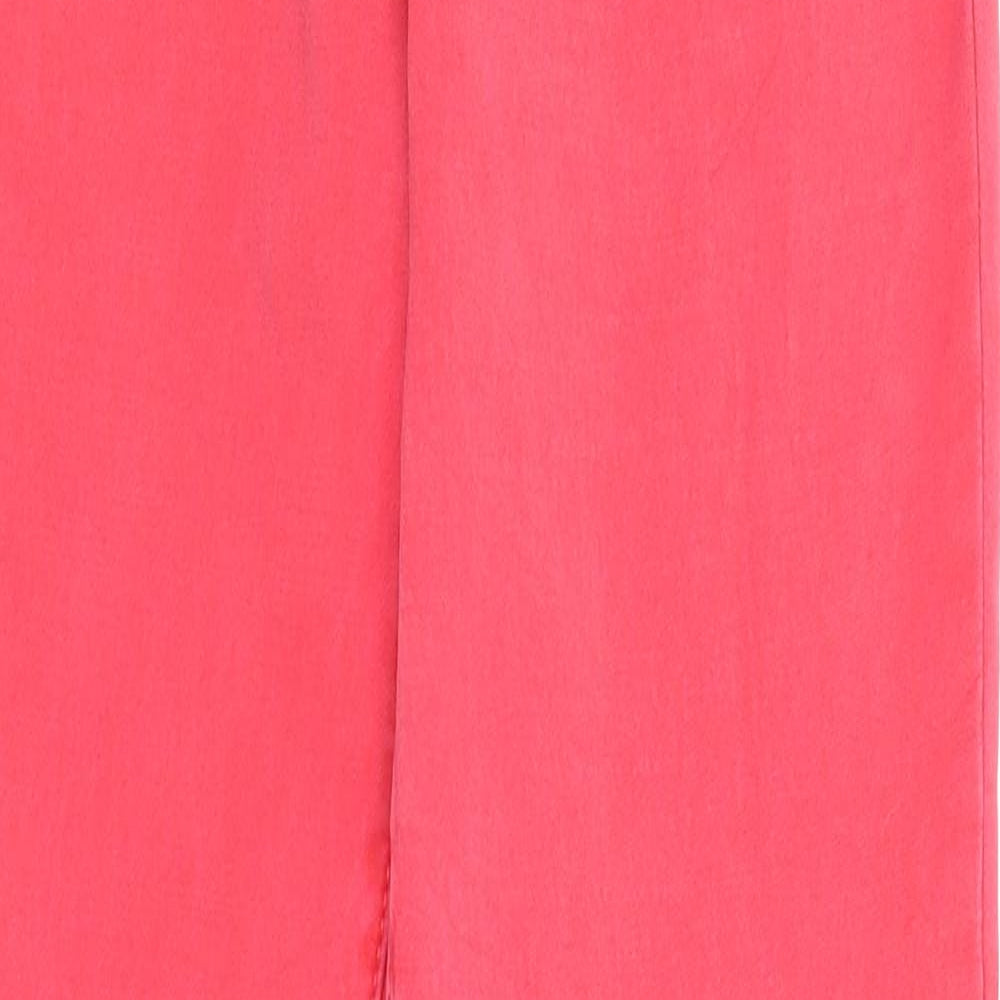 Yes Yes Womens Pink Cotton Skinny Jeans Size 10 Regular Zip